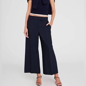 Club Monaco navy Blue Borrem Blue Wide-Leg Pants